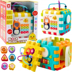 Interaktywna muzyczna kostka edukacyjna dla najmłodszych