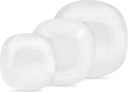 Szklany zestaw obiadowy LUNA 18 szt.