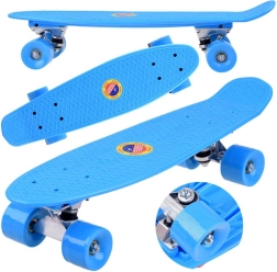 Fiszka skateboard dla dzieci do 50 kg – Niebieski