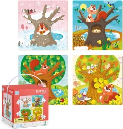 Puzzle 4w1 Pory roku