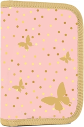 Szkolne piórnik OXY GO Motyl, jednopoziomowy, pusty