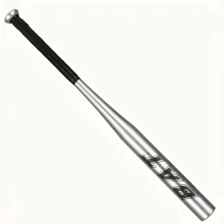 Aluminiowy kij baseballowy 25" (64 cm) – lekki kij treningowy