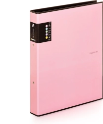 Segregator A4 laminowany 2‑ringowy Pastelini Różowy