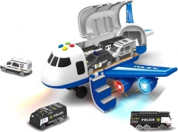 Policyjny samolot z ładownią i 3 autkami