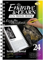 ROYAL & LANGNICKEL blok zdrapywanek Zwierzątka – 12 obrazków i 12 czystych kartek