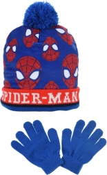 Dziecięca czapka i rękawiczki Spiderman – Rozmiar: 52
