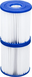 Dwa zapasowe filtry do pompy basenowej BESTWAY typ I (zestaw 2 szt.)