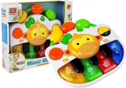 Dziecięce pianinko z małpką Dźwięk i Światła