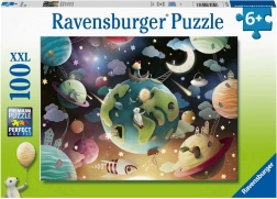 Ravensburger puzzle Planet Playground 100 elementów