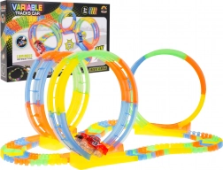 Świecący tor samochodowy 148 szt.