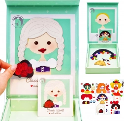 Magnetyczna układanka księżniczki CLASSIC WORLD, 44 elementy