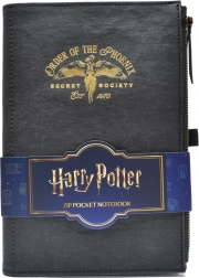 Harry Potter kieszonkowy notes z kieszenią i zamkiem Order of the Phoenix A5
