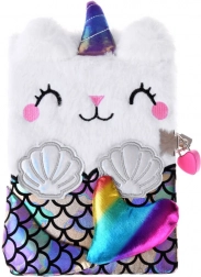 Dziennik z kluczem Koci Jednorożec Syrena