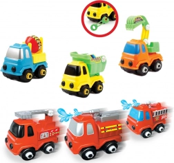 Zestaw samochodów do skręcania 3 szt.