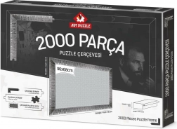 Rama do puzzli 96x68 cm srebrna