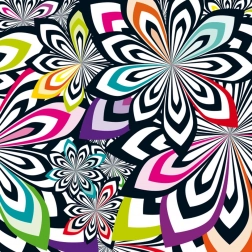 Curiosi kwadratowe puzzle Q Shake – wzór IV, 72 elementy