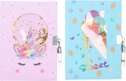 Pamiętnik z zamkiem 15 × 21 cm, 80 stron