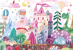 Puzzle z naklejkami Zamek 250 elementów