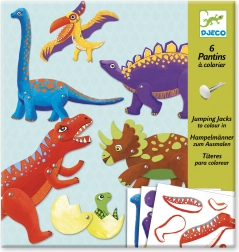 Djeco kukiełki dinozaury