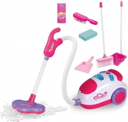 Zestaw do sprzątania z odkurzaczem i efektami, 9 szt.