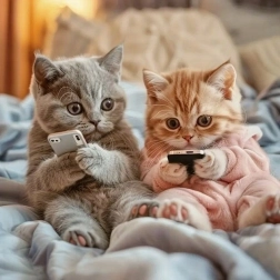 Diamentowe malowanie Kocięta 30 × 40 cm