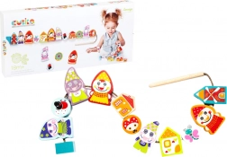 zestaw do nawlekania CUBIKA drewnianych krasnoludków