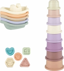 Wiaderko z zabawkami do wanny dla dzieci