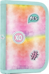 Szkolny piórnik z 2 klapkami Magic, pusty