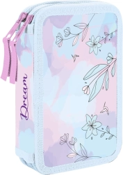 Dwupoziomowy piórnik szkolny Koliberek