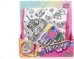 Kolorowanka–torebka z motywem jednorożca