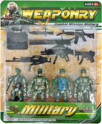 żołnierze Warfare bojowe komando figurki 8 cm, zestaw 4 szt.