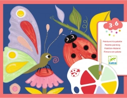 Djeco malowanie z paletą – Na łące