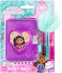 Mini pluszowy notesik z długopisem Koci Domek Gabi