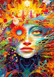 Puzzle Śmiała muza 1000 elementów