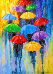 Puzzle Deszczowy dzień 1000 elementów