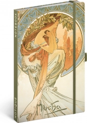 Notique notes ALFONS MUCHA – Poezja, w linie 13 × 21 cm