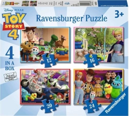 Puzzle RAVENSBURGER Toy Story 4 – zestaw 4 w 1 (12, 16, 20, 24 elementy)