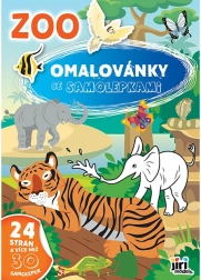Kolorowanka ze naklejkami ZOO
