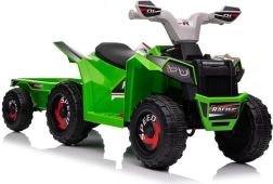 Zielony akumulatorowy quad XMX630T z przyczepą