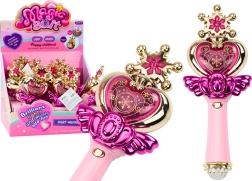 Różdżka Księżniczki Kolorowe Światła Dźwięki Różowa