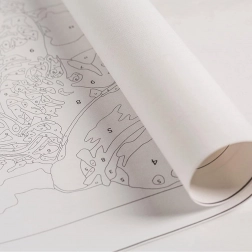 Malowanie po numerach dla dzieci 30 × 30 cm z naciągniętym płótnem