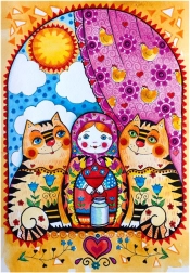 Puzzle Matryoshka 500 elementów ANATOLIAN