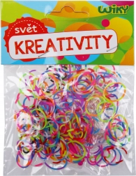 Magiczne prążkowane gumki do zaplatania mix kolorów