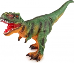 Duża figurka dinozaura T‑Rex zielono‑pomarańczowy z dźwiękiem 60 cm