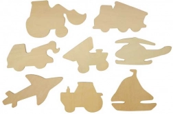Szablony do odrysowywania obrazków środków transportu Bigjigs Toys