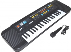 Dziecięce cyfrowe pianino 54 cm z mikrofonem