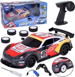 Zdalnie sterowane auto wyścigowe RC Drift