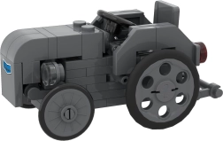 Klocki BRIXIES Plus MASSEY FERGUSON TEA 20 Mini – historyczny traktor (69 elementów)