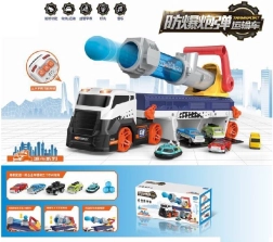 Autotransporter z wyrzutnią piłeczek