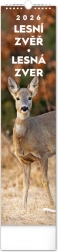 Kalendarz ścienny Zwierzęta Leśne 2026